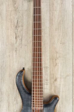 Mayones Patriot Tank 5, 5-String Bass, Trans Graphite Finish, Flame Maple Top, Nordstrand Pickups -Musical Instrument Shop dsc08731 2