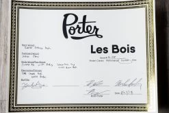 Porter Les Bois Guitar, 2-Tone Tobacco Burst Finish, Roasted Birdseye Maple Neck, Ebony Fretboard -Musical Instrument Shop dsc08753