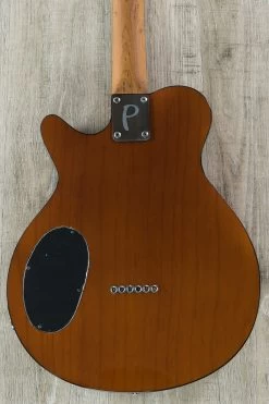 Porter Les Bois Guitar, 2-Tone Tobacco Burst Finish, Roasted Birdseye Maple Neck, Ebony Fretboard -Musical Instrument Shop dsc08761 2