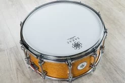 Sakae Silky Oak And Beech 14in X 6.5in Snare Drum 2017 Transparent Amber