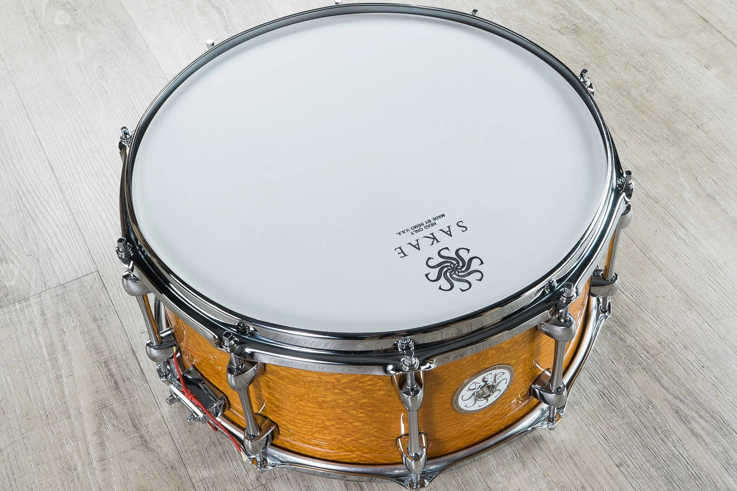 Sakae Silky Oak And Beech 14in X 6.5in Snare Drum 2017 Transparent Amber 3 Sakae Silky Oak And Beech 14in X 6.5in Snare Drum 2017 Transparent Amber