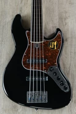 Sire Marcus Miller V7 5-String 2nd Generation Fretless Bass, Black (BK), Alder Body, Ebony Fretboard