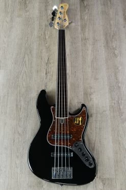 Sire Marcus Miller V7 5-String 2nd Generation Fretless Bass, Black (BK), Alder Body, Ebony Fretboard -Musical Instrument Shop dsc08830