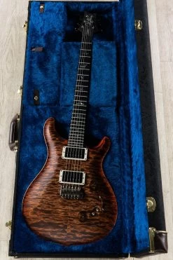 PRS Paul Reed Smith Wood Library Custom 24-08 10-Top Guitar, Satin Autumn Sky, Quilt Top, Flame Maple Neck, Ebony Board, Swamp Ash Back 21 PRS Paul Reed Smith Wood Library Custom 24-08 10-Top Guitar, Satin Autumn Sky, Quilt Top, Flame Maple Neck, Ebony Board, Swamp Ash Back -Musical Instrument Shop dsc09136 3