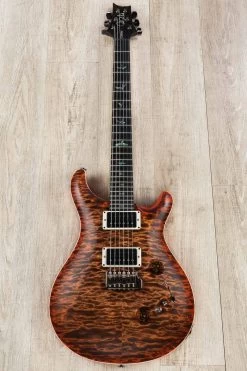 PRS Paul Reed Smith Wood Library Custom 24-08 10-Top Guitar, Satin Autumn Sky, Quilt Top, Flame Maple Neck, Ebony Board, Swamp Ash Back 15 PRS Paul Reed Smith Wood Library Custom 24-08 10-Top Guitar, Satin Autumn Sky, Quilt Top, Flame Maple Neck, Ebony Board, Swamp Ash Back -Musical Instrument Shop dsc09139 4