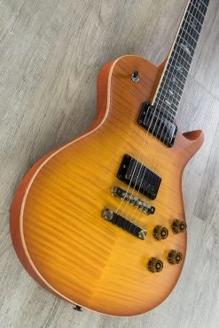 PRS Paul Reed Smith Wood Library McCarty Singlecut 594 SC594 Artist Package Guitar, Satin McCarty Sunburst, Ebony Fretboard, Korina Body And Neck -Musical Instrument Shop dsc09150