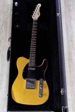 G&L USA ASAT Classic Alnico Guitar, Butterscotch Blonde, Rosewood Fretboard -Musical Instrument Shop dsc09542 4