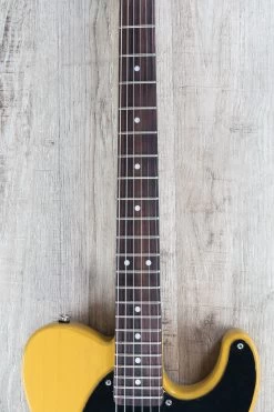 G&L USA ASAT Classic Alnico Guitar, Butterscotch Blonde, Rosewood Fretboard -Musical Instrument Shop dsc09554n