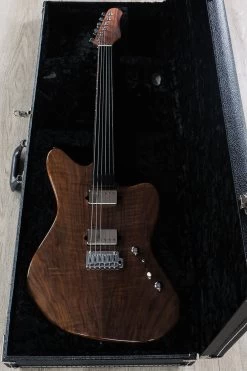Suhr Classic JM Custom Guitar, Flame Walnut Top, Okoume Neck, Rosewood Fretboard -Musical Instrument Shop dsc09980 2 1