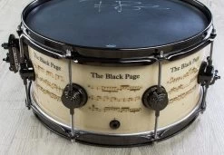 DW Drum Workshop Collector's Series Icon Snare, Bozzio "The Black Page" -Musical Instrument Shop dw bp icon snare 12