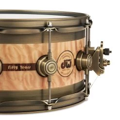 DW Drum Workshop Limited Edition 50th Anniversary 6.5" X 14" Edge Snare Drum -Musical Instrument Shop dw drex6514sea50ab 4