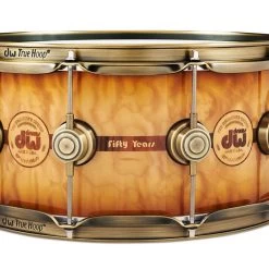 DW Drum Workshop Limited Edition 50th Anniversary 6.5" X 14" Snare Drum 9 DW Drum Workshop Limited Edition 50th Anniversary 6.5" X 14" Snare Drum -Musical Instrument Shop dw drex6514ssa50ab 4