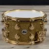DW Drum Workshop DRFP0814SSG056 Collector's Series 8x14 Snare Drum, Gold Glass
