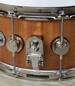 DW Drum Workshop Collector's Series Natural Lacquer Over Maple/Mahogany Snare, Nickel Hardware (6.5" X 14") -Musical Instrument Shop dw drm46514ssk2
