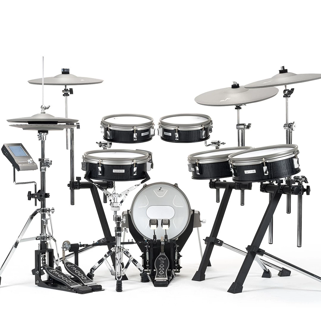EFNOTE 3X 10-Piece Compact Electronic Drum Set W/ 3x Lambda Tripod Stands 3 EFNOTE 3X 10-Piece Compact Electronic Drum Set W/ 3x Lambda Tripod Stands