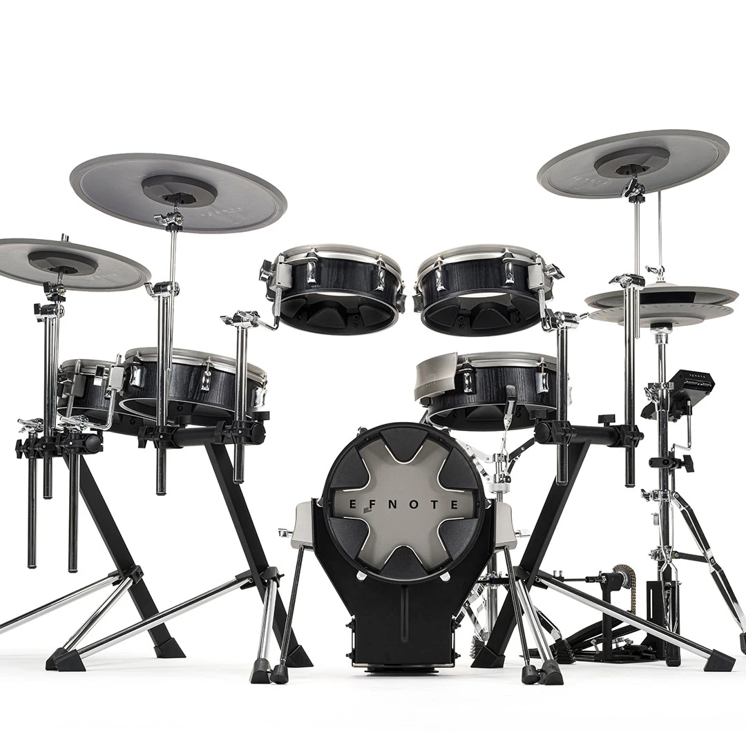 EFNOTE 3X 10-Piece Compact Electronic Drum Set W/ 3x Lambda Tripod Stands 5 EFNOTE 3X 10-Piece Compact Electronic Drum Set W/ 3x Lambda Tripod Stands - Image 3
