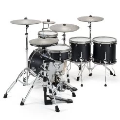 EFNOTE 5X 10-Piece Electronic Drum Set W/ Full Sized Shells, Black Matte Finish -Musical Instrument Shop efnote efnote5x 3