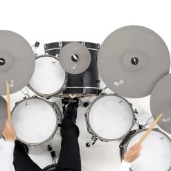 EFNOTE 5X 10-Piece Electronic Drum Set W/ Full Sized Shells, Black Matte Finish -Musical Instrument Shop efnote efnote5x 5