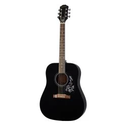 Epiphone Starling Acoustic Guitar, Laurel Fretboard W/ Spruce Top, Ebony (Black)