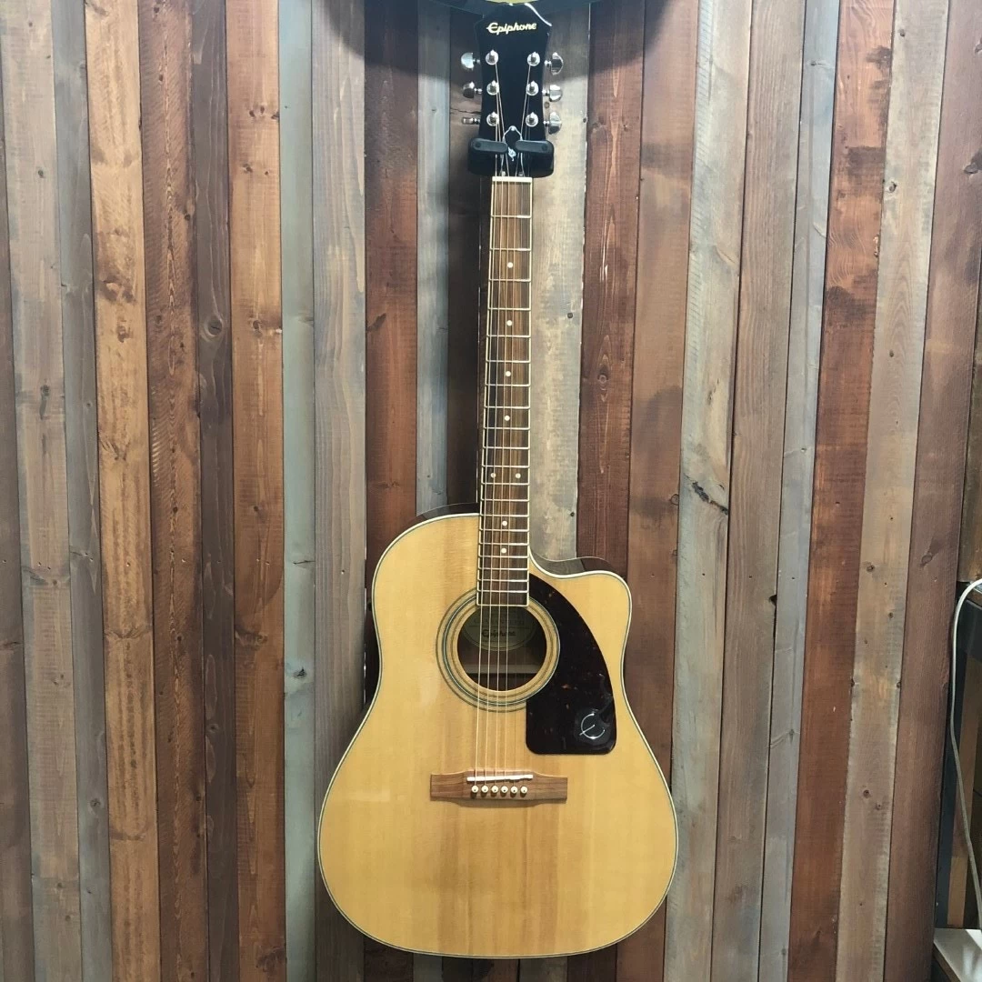 Epiphone EE2SNANH1 AJ-220SCE Acoustic Electric Guitar, Natural Finish