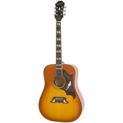 Epiphone EEDVVBNH1 Dove Pro Acoustic Electric Guitar, Solid Spruce Top, Violinburst