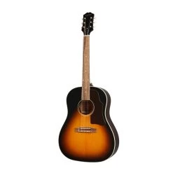 Epiphone J-45 Dreadnought Acoustic Electric Guitar, Aged Vintage Sunburst Gloss