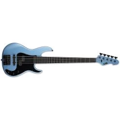 ESP LTD AP-5 Bass Guitar, 5-String, Macassar Ebony Fingerboard, Pelham Blue