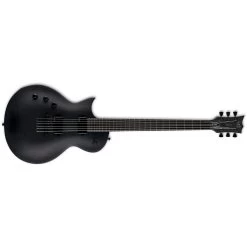 ESP LTD Eclipse EC-1000 Left-Handed Baritone Guitar, Charcoal Metallic Satin