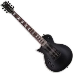 ESP LTD EC-407BLKS L/H Left-Handed 7-String Guitar Black Satin *B-STOCK*