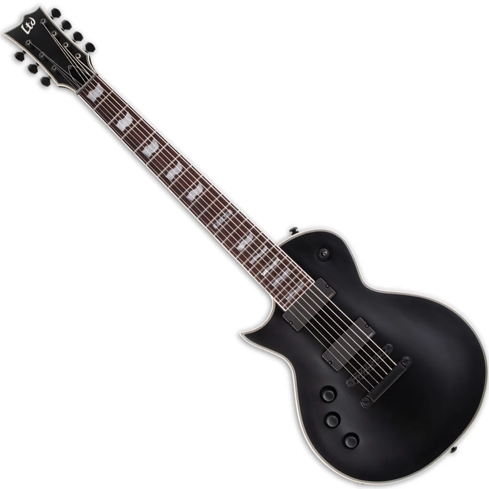 ESP LTD EC-407BLKS L/H Left-Handed 7-String Guitar Black Satin *B-STOCK* 3 ESP LTD EC-407BLKS L/H Left-Handed 7-String Guitar Black Satin *B-STOCK*