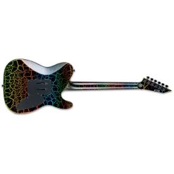 ESP LTD Eclipse '87 LH Left Handed Guitar, Macassar Ebony Fretboard, Rainbow Crackle 7 ESP LTD Eclipse '87 LH Left Handed Guitar, Macassar Ebony Fretboard, Rainbow Crackle -Musical Instrument Shop esp leclipse87rbcrklh 3