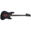 ESP LTD FBJ-400 Frank Bello Bass Guitar, Macassar Ebony Fingerboard, Black Satin
