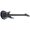 ESP LTD H3-1007 Baritone Left-Handed 7-String Guitar, Macassar Ebony, See Thru Black Sunburst -Musical Instrument Shop esp lh31007bfmstblksblh 1