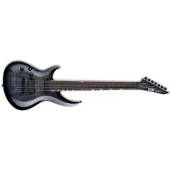 ESP LTD H3-1007 Baritone Left-Handed 7-String Guitar, Macassar Ebony, See Thru Black Sunburst