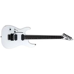ESP LTD M-1000 Left-Handed Guitar, Floyd Rose, Macassar Ebony Fretboard, Snow White