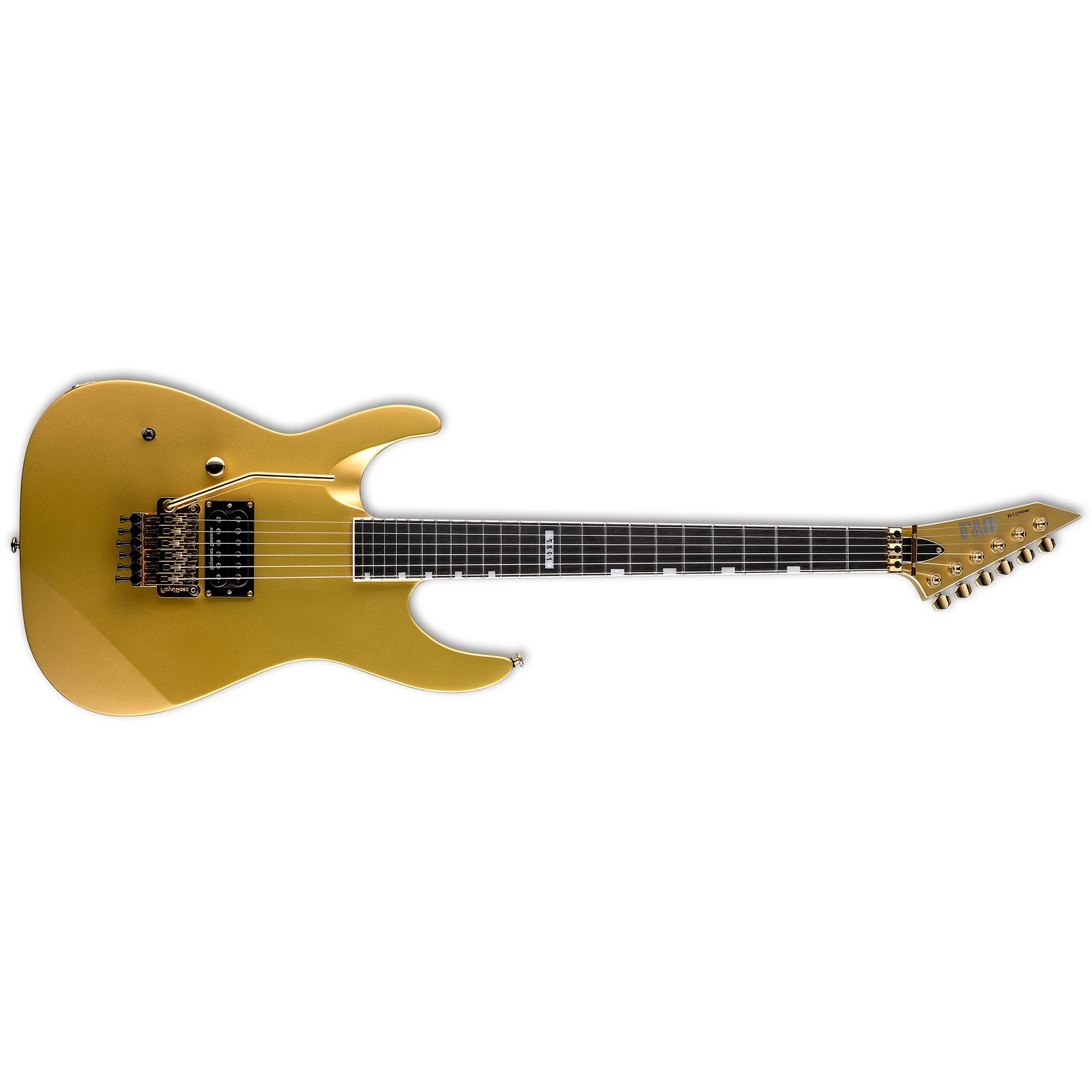 ESP LTD M-1 Custom '87 Left-Handed Guitar, Macassar Ebony Fretboard, Metallic Gold 3 ESP LTD M-1 Custom '87 Left-Handed Guitar, Macassar Ebony Fretboard, Metallic Gold