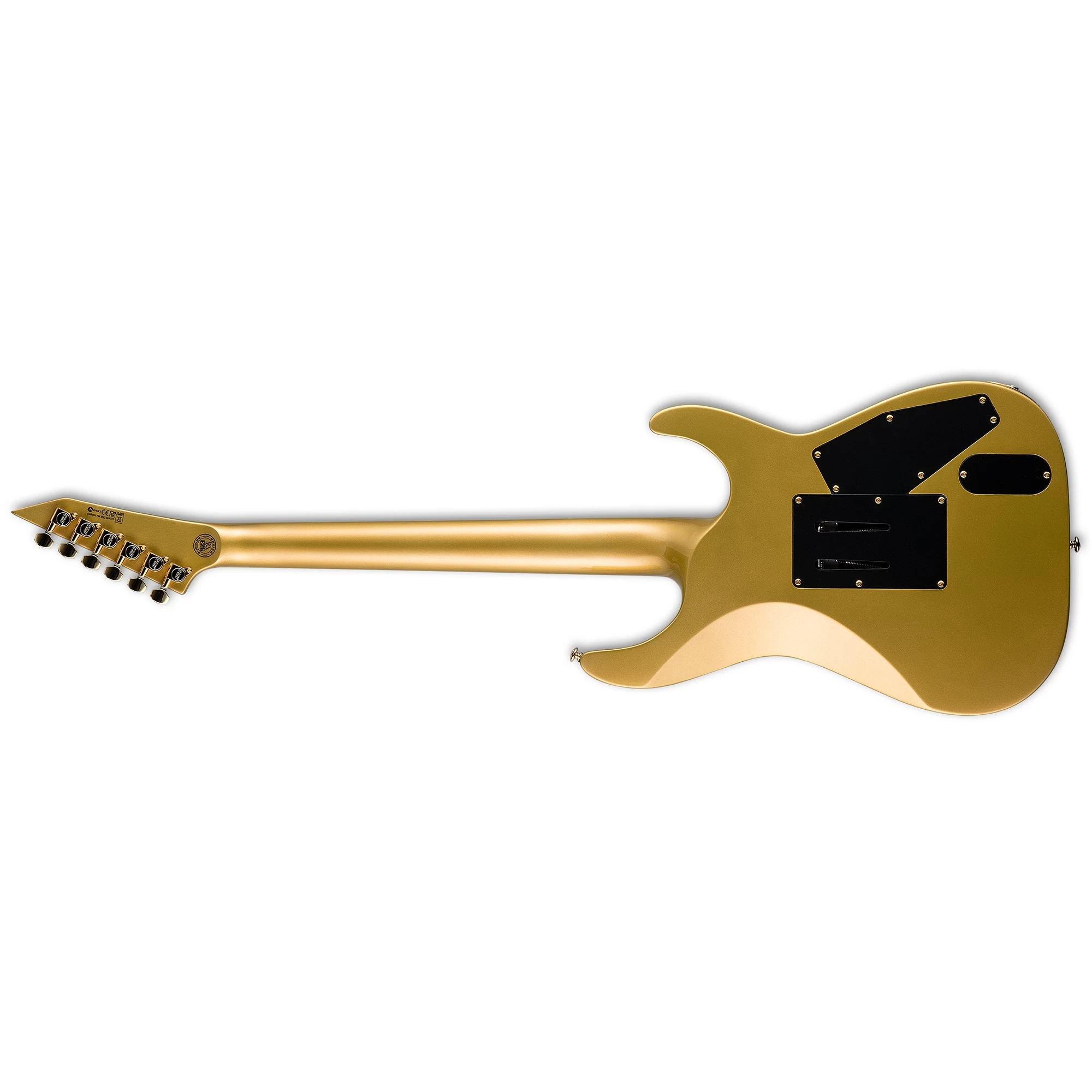 ESP LTD M-1 Custom '87 Left-Handed Guitar, Macassar Ebony Fretboard, Metallic Gold 4 ESP LTD M-1 Custom '87 Left-Handed Guitar, Macassar Ebony Fretboard, Metallic Gold - Image 2