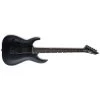 ESP LTD MH-1000 Baritone Left-Handed Guitar, Macassar Ebony Fretboard, Black Satin