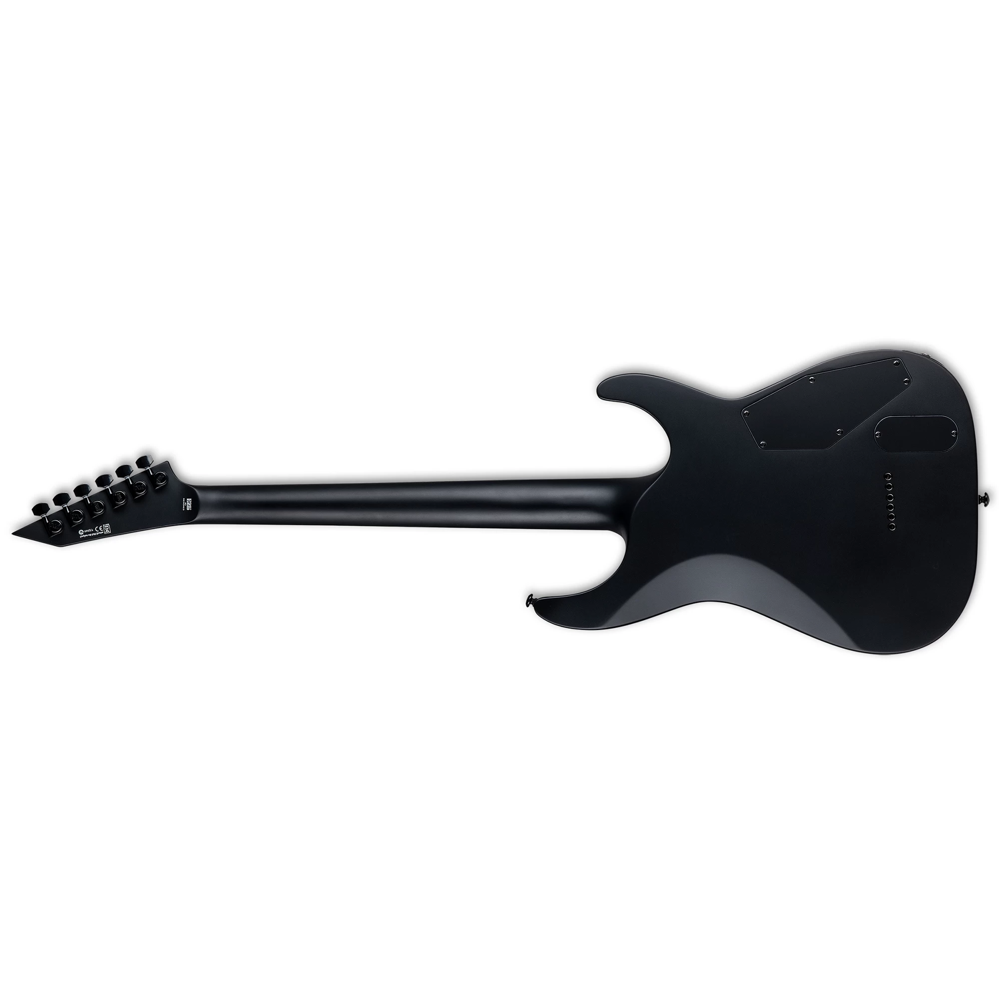 ESP LTD MH-1000 Baritone Left-Handed Guitar, Macassar Ebony Fretboard, Black Satin 4 ESP LTD MH-1000 Baritone Left-Handed Guitar, Macassar Ebony Fretboard, Black Satin - Image 2