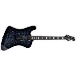 ESP LTD Phoenix-1000 Left-Handed Guitar, Macassar Ebony Fretboard, See Thru Black Sunburst