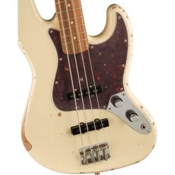 Fender 60th Anniversary Roadworn '60s Jazz Bass, Pau Ferro Fingerboard, Olympic White -Musical Instrument Shop fen 0140226705 4
