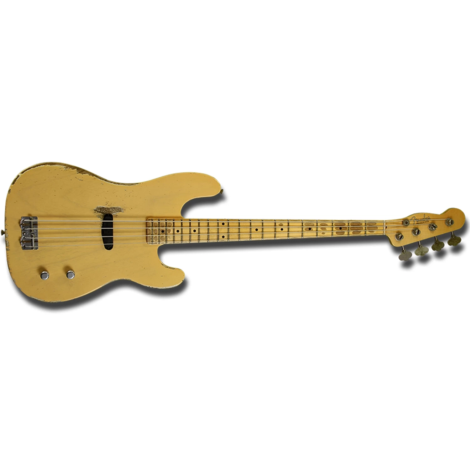Fender Custom Shop Dusty Hill Signature Precision Bass, Maple Fretboard, Nocaster Blonde 3 Fender Custom Shop Dusty Hill Signature Precision Bass, Maple Fretboard, Nocaster Blonde
