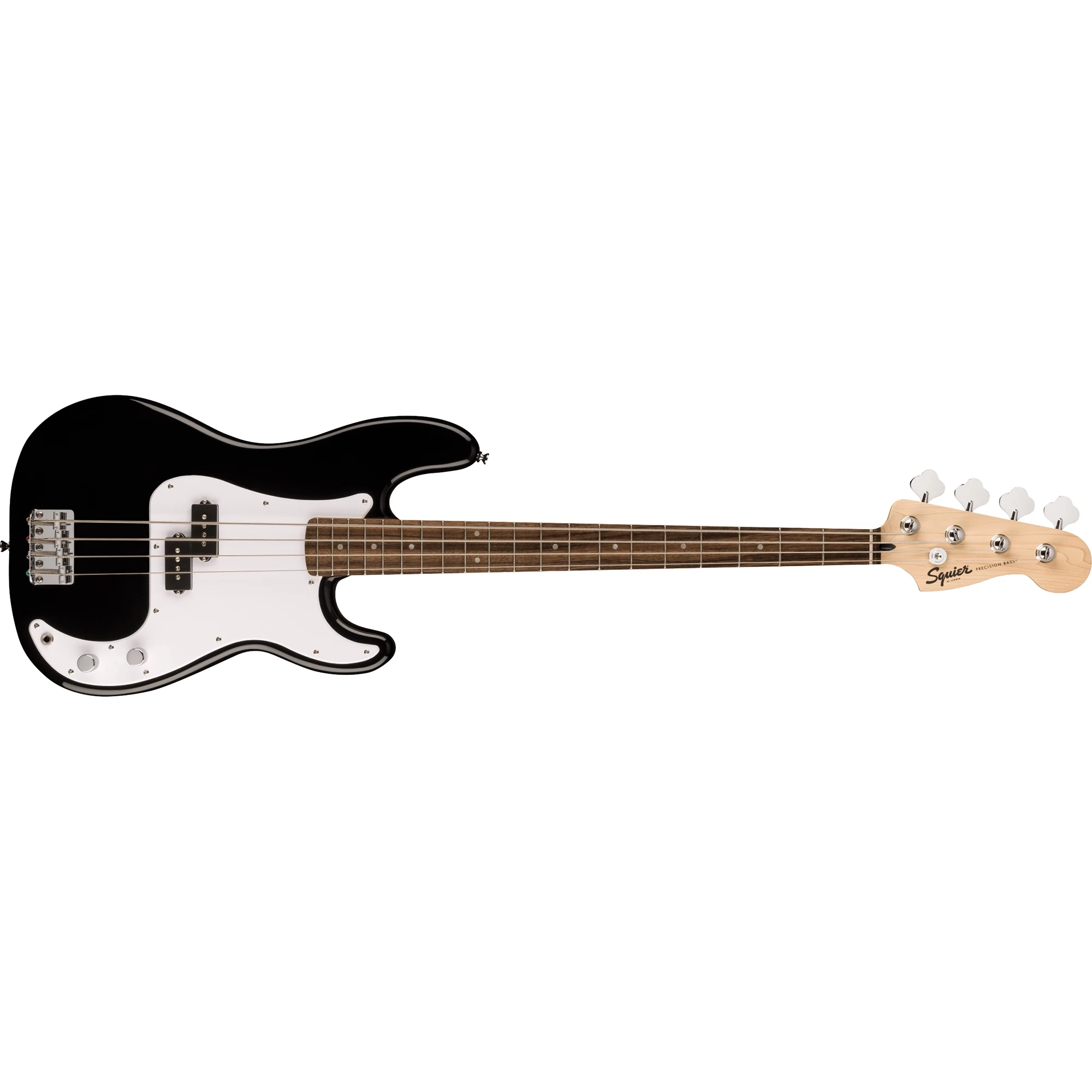 Fender Squier Sonic Precision Bass, Laurel Fingerboard, White Pickguard, Black 3 Fender Squier Sonic Precision Bass, Laurel Fingerboard, White Pickguard, Black