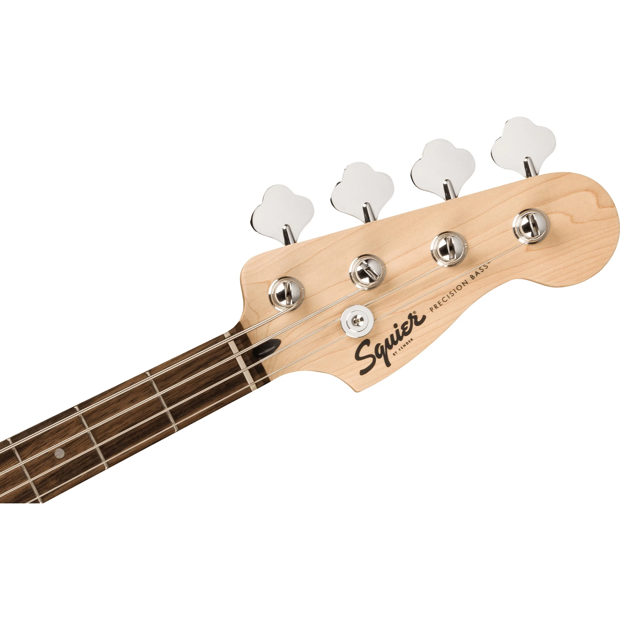 Fender Squier Sonic Precision Bass, Laurel Fingerboard, White Pickguard, Black 7 Fender Squier Sonic Precision Bass, Laurel Fingerboard, White Pickguard, Black - Image 5