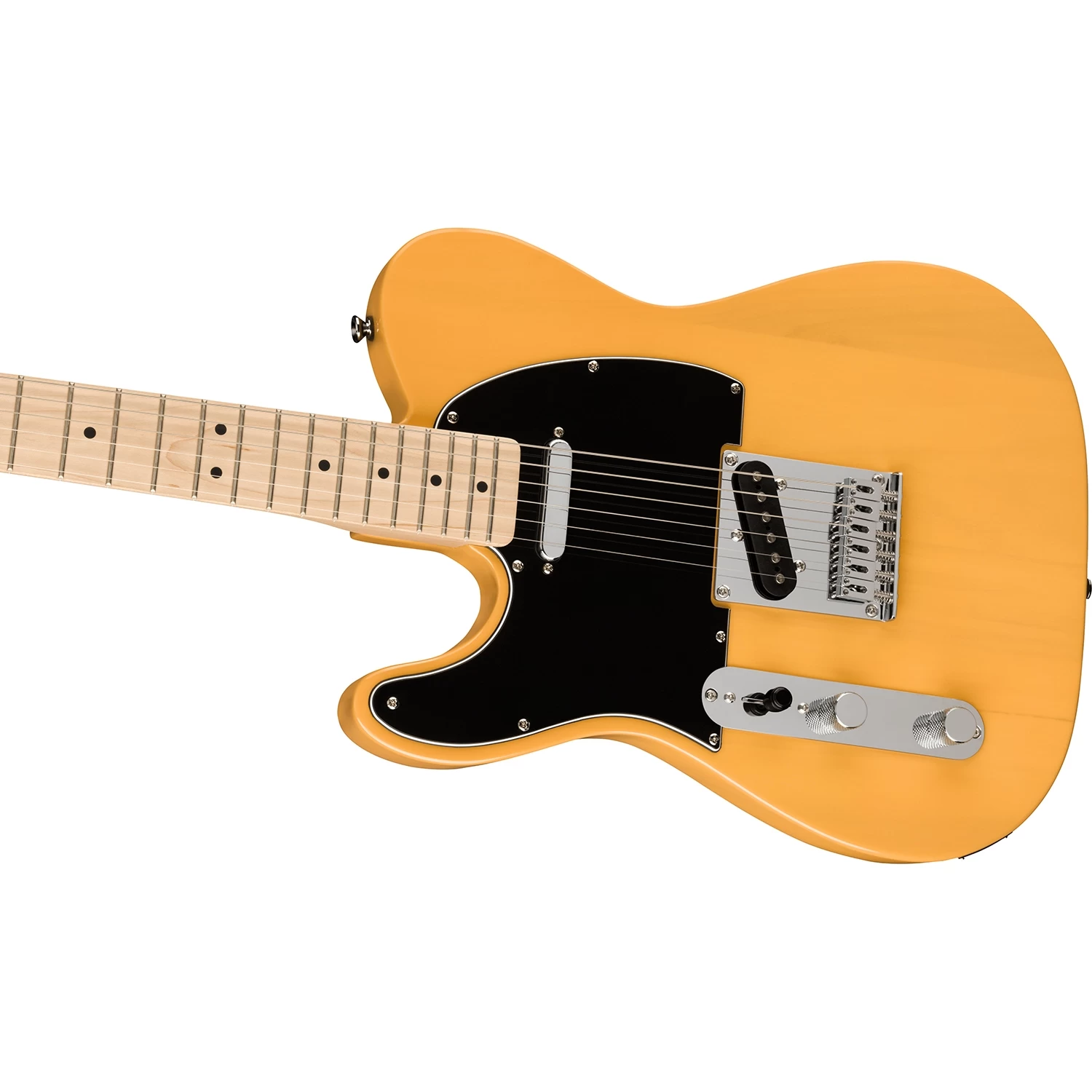 Fender Squier Affinity Series Telecaster Left-Handed Guitar, Maple Fingerboard, Butterscotch Blonde 4 Fender Squier Affinity Series Telecaster Left-Handed Guitar, Maple Fingerboard, Butterscotch Blonde - Image 2