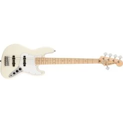 Fender Squier Affinity Series Jazz Bass V, 5-String, Maple Fingerboard, Olympic White
