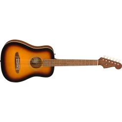 Fender Redondo Mini Acoustic Guitar W/ Gig Bag, Walnut Fretboard, Sunburst -Musical Instrument Shop fen 0970710103 2