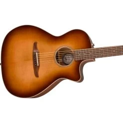 Fender Newporter Classic Acoustic Electric Guitar W/ Gig Bag, Aged Cognac Burst -Musical Instrument Shop fen 0970943137 3