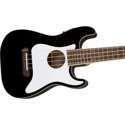 Fender Fullerton Strat Uke Ukulele, Concert Scale, Walnut Fretboard, Black -Musical Instrument Shop fen 0971653106 3