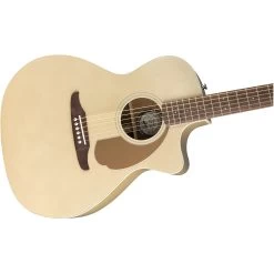 Fender California Series Newporter Player Acoustic-Electric Guitar, Walnut Fingerboard - Champagne -Musical Instrument Shop fen np chp 5 copy